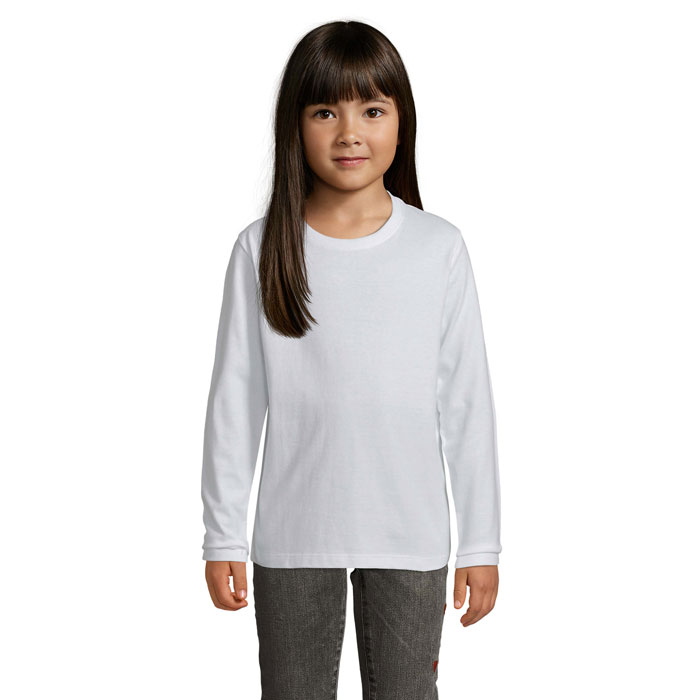 Tee-shirt publicitaire pour enfant 190g Blanc 1